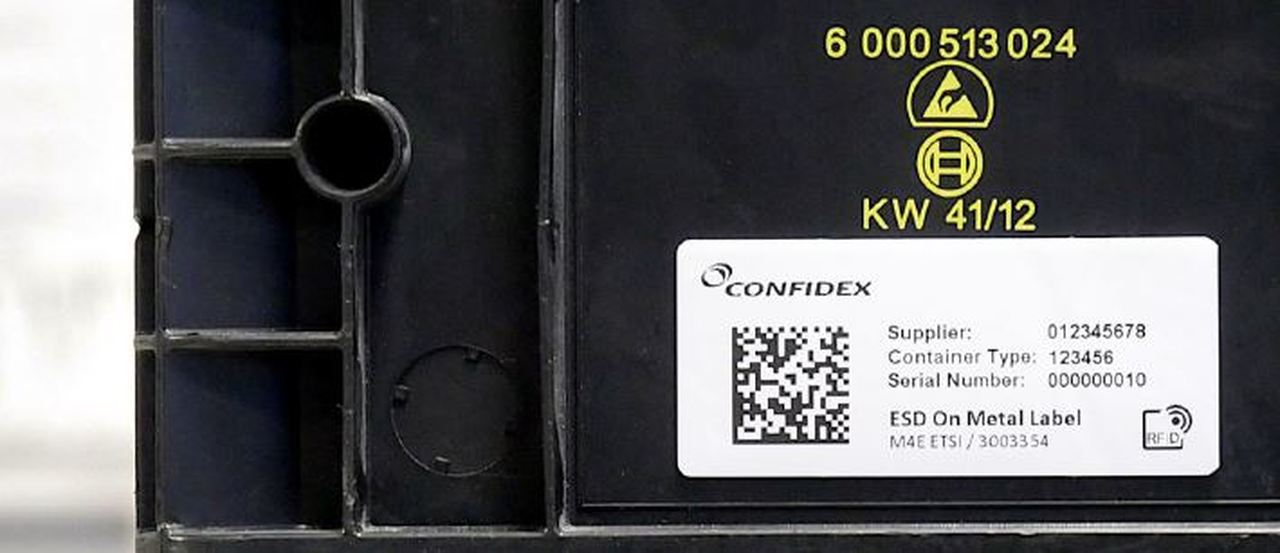 Confidex ESD On-Metal RFID Label