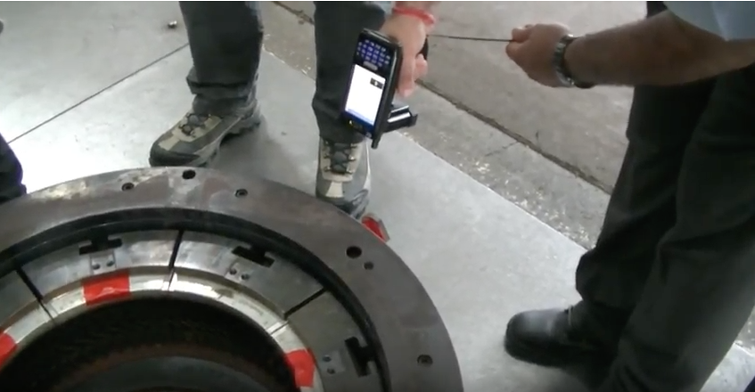 Xerafy XS Wedge embedded in mold Xerafy XS Wedge embedded in mold.